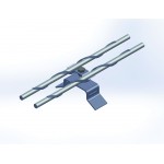 FIBERLIGN NON-INSULATED MONO POLE DOWNLEAD CLAMP FOR OPGW